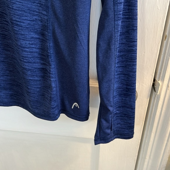 Head Tennis  3/4 Zip Dri-Tech Pull Over Sz M - Picture 3 of 6